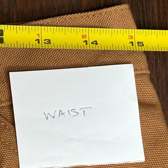 Tellason NWT Denim Tan Carpenter Jeans Size 29 - Picture 5 of 6